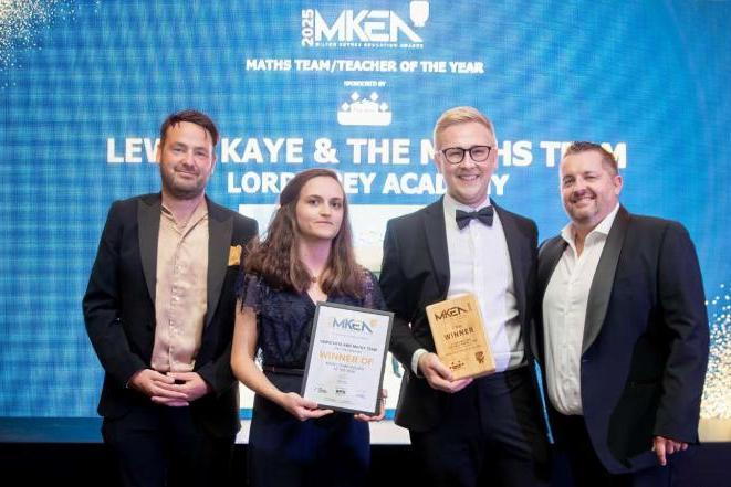 Lord Grey Academy win Maths Team of the Year!